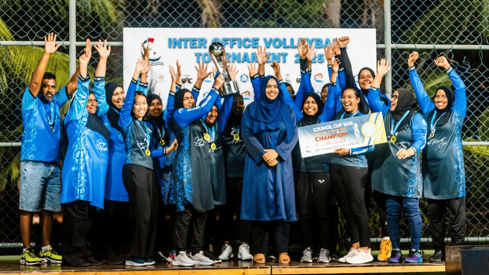 އިންޓަރ އޮފީސް ވޮލީބޯޅަ މުބާރާތް؛ އަންހެން ޑިވިޟަންގެ ޗެމްޕިއަންކަން ށ. އަތޮޅު ހޮސްޕިޓަލަށް